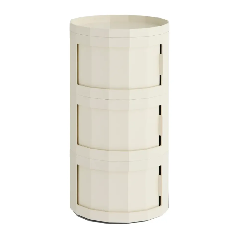 Vitrines & Présentoirs<HAY Table d’appoint Facet Cabinet 30, Eggshell