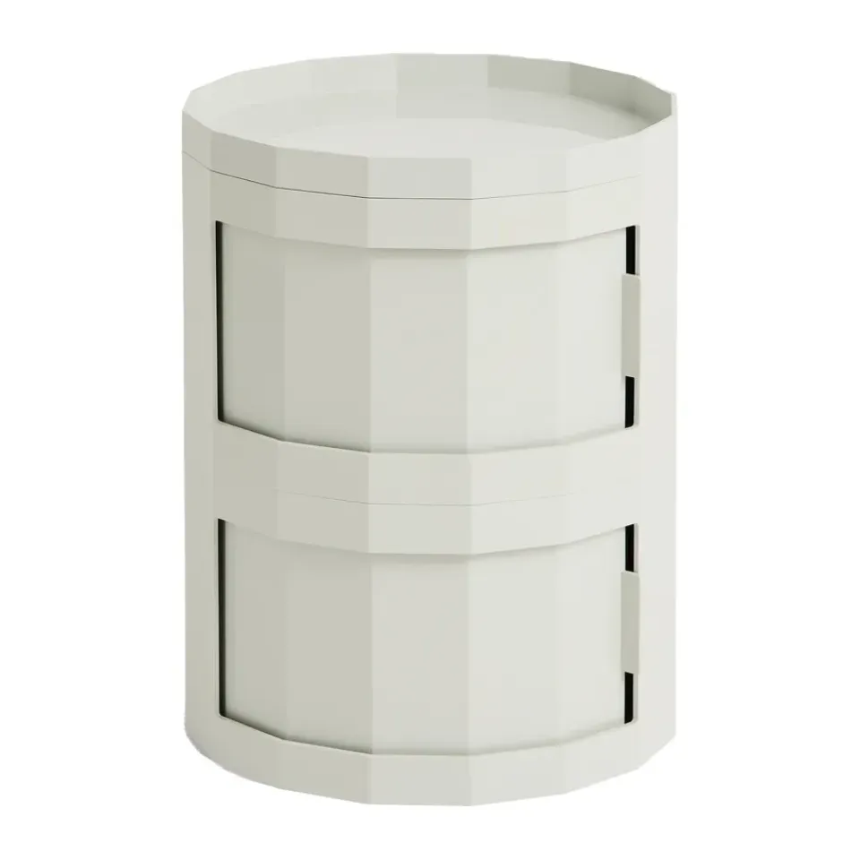 Vitrines & Présentoirs<HAY Table d’appoint Facet Cabinet 20, Misty grey