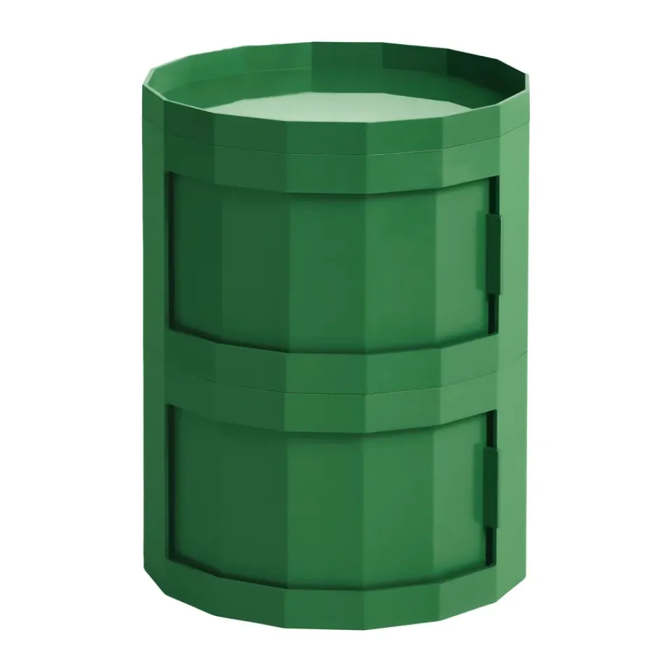 Vitrines & Présentoirs<HAY Table d’appoint Facet Cabinet 20, Spinach green