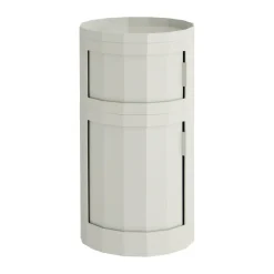 Vitrines & Présentoirs<HAY Table d’appoint Facet Cabinet 110, Misty grey