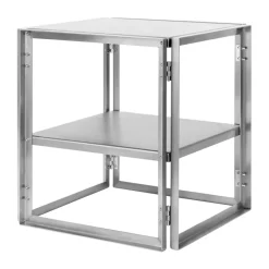 Meubles Tv & Media|Commodes & Buffets<Kristina Dam Studio Table d’appoint pliable 40x40 cm, Acier inoxydable brossé