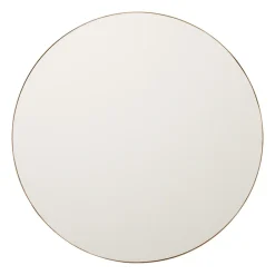 Tableaux Mémo<Gejst Tableau d'affichage Retell Ø80 cm, Blanc - laiton