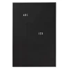 Tableaux Mémo<Design Letters Tableau A2, noir