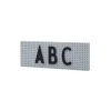 Tableaux Mémo<Design Letters Tableau pour lettres petit, gris