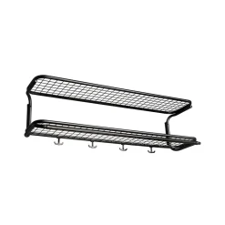 Patères & Étagères<Essem Design Étagère à chapeaux Classic 650, noir/noir, 2 niveaux, 100 cm