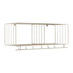Patères & Étagères<Scandi Living Étagère à chapeaux Nod 90 cm, Beige