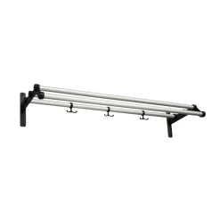 Patères & Étagères<Essem Design Étagère à chapeaux Nostalgi 291, aluminium, structure noire