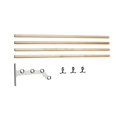 Patères & Étagères<Essem Design Étagère à chapeaux Nostalgi 291 à assembler, bouleau, structure en aluminium