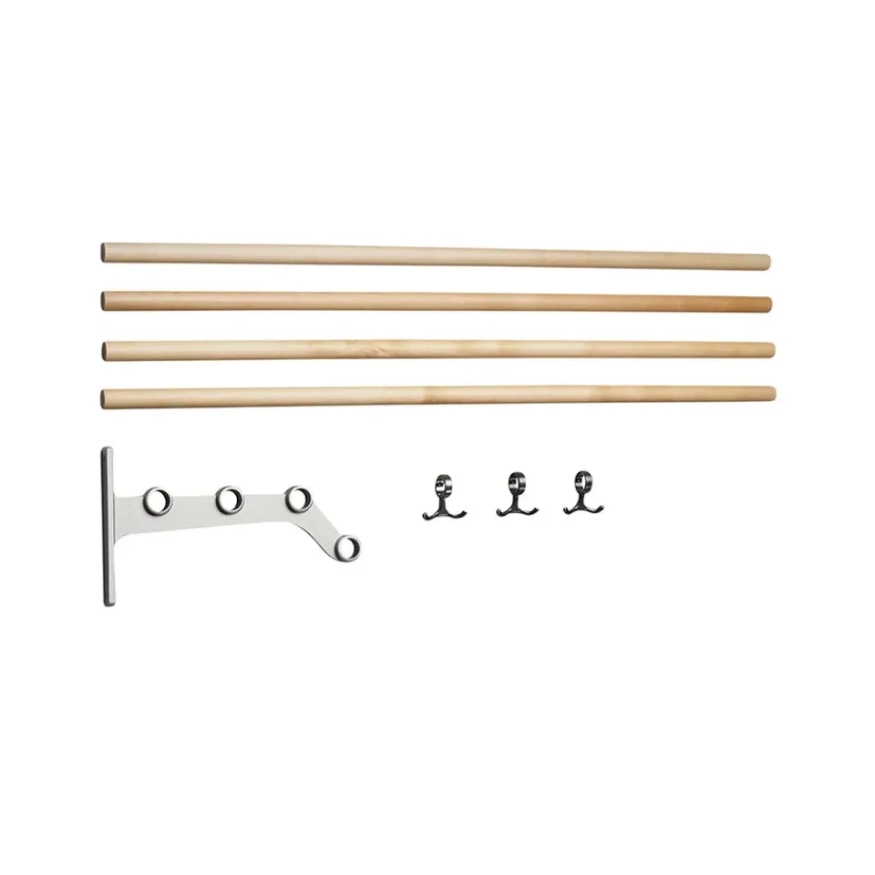 Patères & Étagères<Essem Design Étagère à chapeaux Nostalgi 291 à assembler, bouleau, structure en aluminium