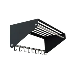 Patères & Étagères<SMD Design Étagère à chapeaux Sticks, gris foncé