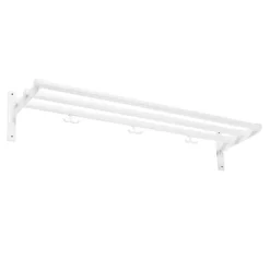 Patères & Étagères<Essem Design Étagère à chapeaux, étagère à chaussures Nostalgi, blanc, blanc