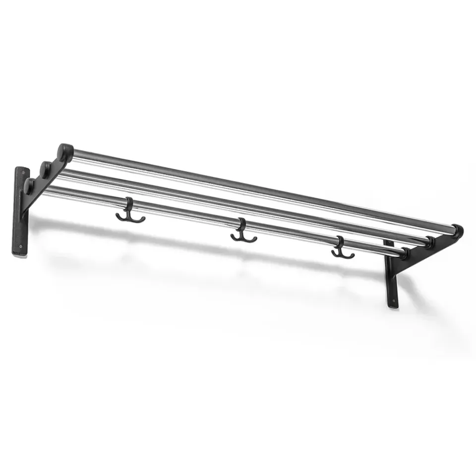 Patères & Étagères<Essem Design Étagère à chapeaux, étagère à chaussures Nostalgi, chrome, noir