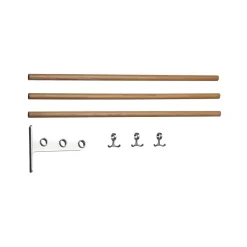 Patères & Étagères<Essem Design Étagère à chaussures/à chapeaux Nostalgi à assembler, chêne, structure en aluminium