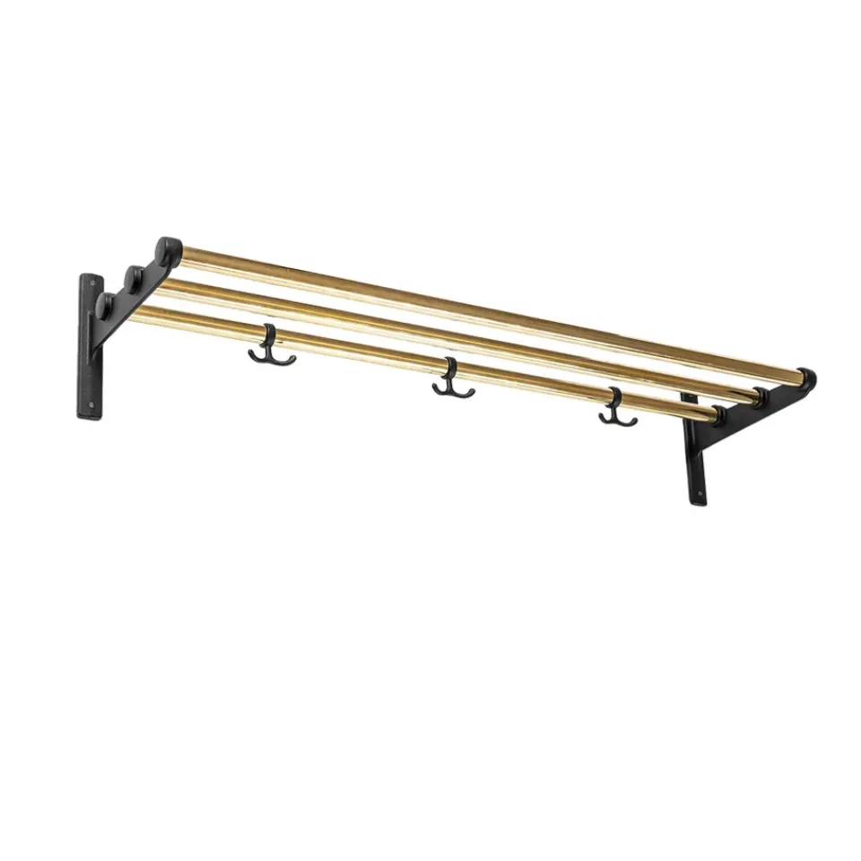 Patères & Étagères<Essem Design Étagère à chaussures/à chapeaux Nostalgi, laiton, structure noir