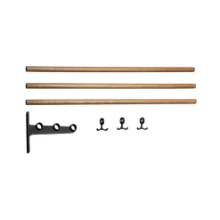 Patères & Étagères<Essem Design Étagère à chaussures/à chapeaux Nostalgi à assembler, chêne, structure noire