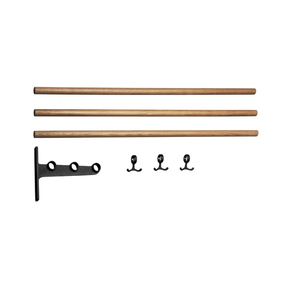 Patères & Étagères<Essem Design Étagère à chaussures/à chapeaux Nostalgi à assembler, chêne, structure noire