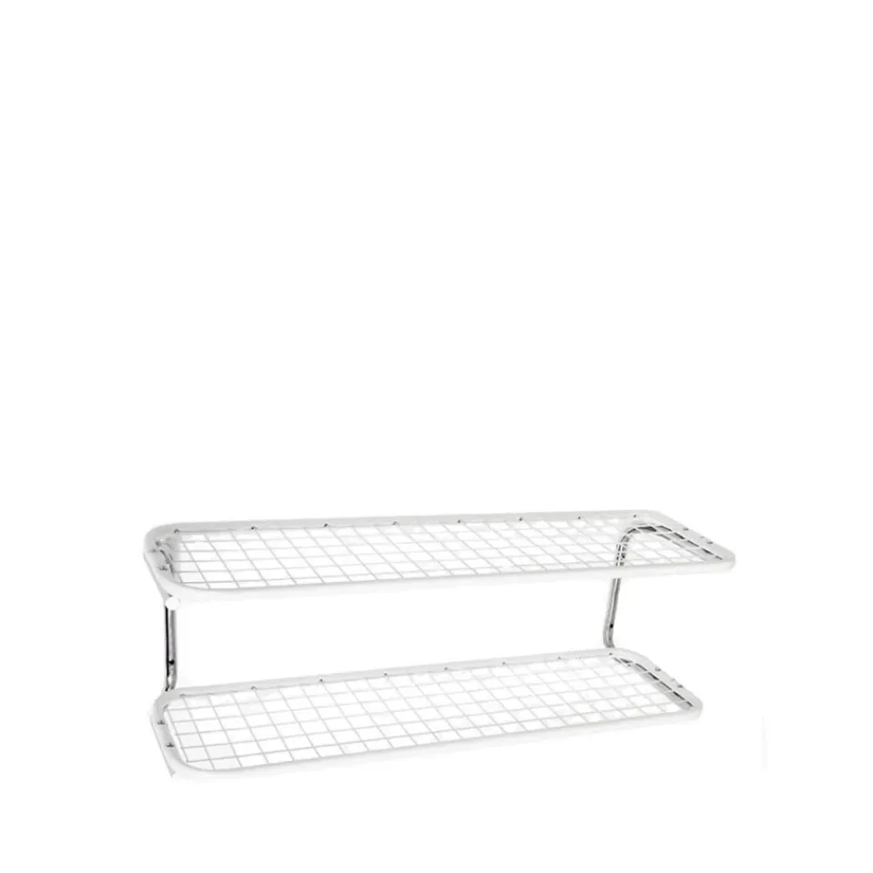 Rangements À Chaussures<Essem Design Étagère à chaussures Classic 650, blanc/chrome, 2 niveaux, 90 cm