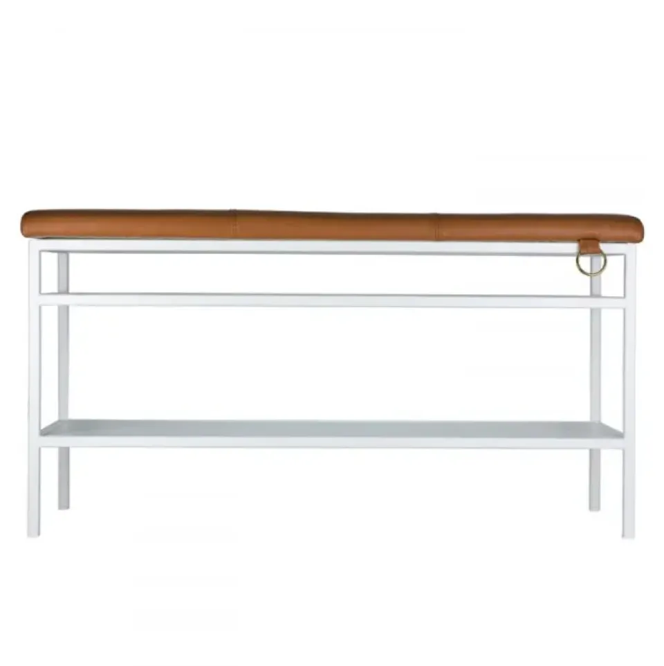 Rangements À Chaussures<Maze Étagère à chaussures Nancy, blanc-cognac