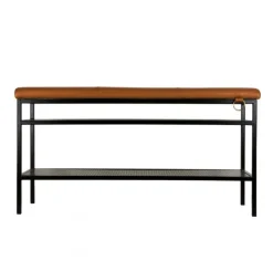 Rangements À Chaussures<Maze Étagère à chaussures Nancy, noir-cognac