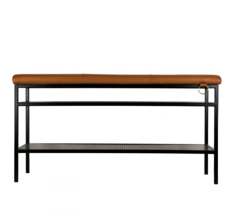 Rangements À Chaussures<Maze Étagère à chaussures Nancy, noir-cognac