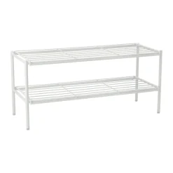 Rangements À Chaussures<Scandi Living Étagère à chaussures Nod 80x30x37 cm, White