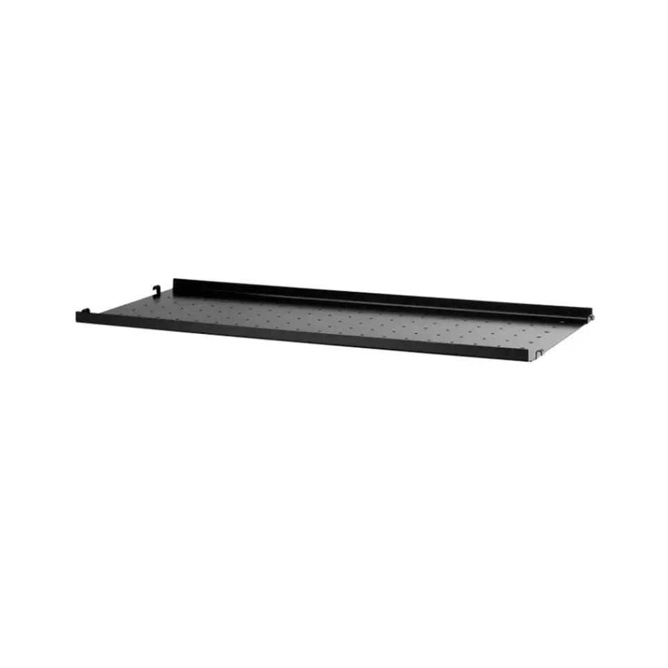 Étagères & Systèmes De Rayonnage<String Étagère en métal , noir, 78x30 cm, bord bas