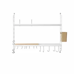 Étagères & Systèmes De Rayonnage<String Étagère murale de cuisine , blanc