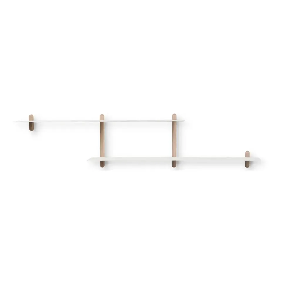 Étagères & Systèmes De Rayonnage<Gejst Étagère Nivo H grande, Chêne clair - blanc