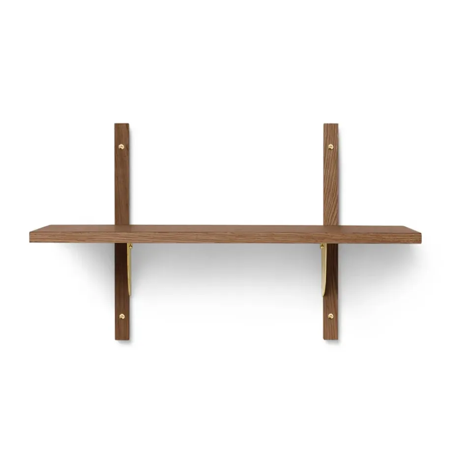 Étagères & Systèmes De Rayonnage<Ferm Living Étagère Sector S/S, Smoked Oak, brass