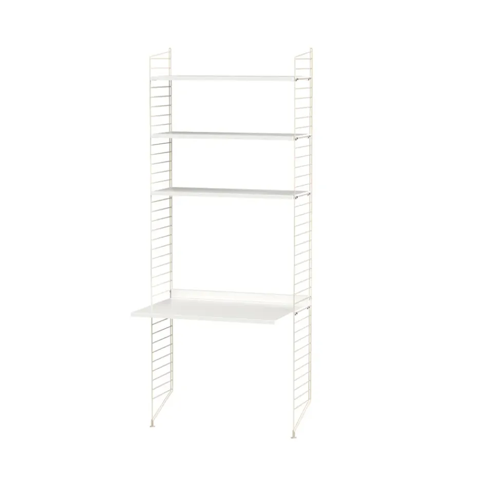 Rangements Pour Les Chambres D'Enfants<String Étagère , blanc, 78x30 cm, lot de 3