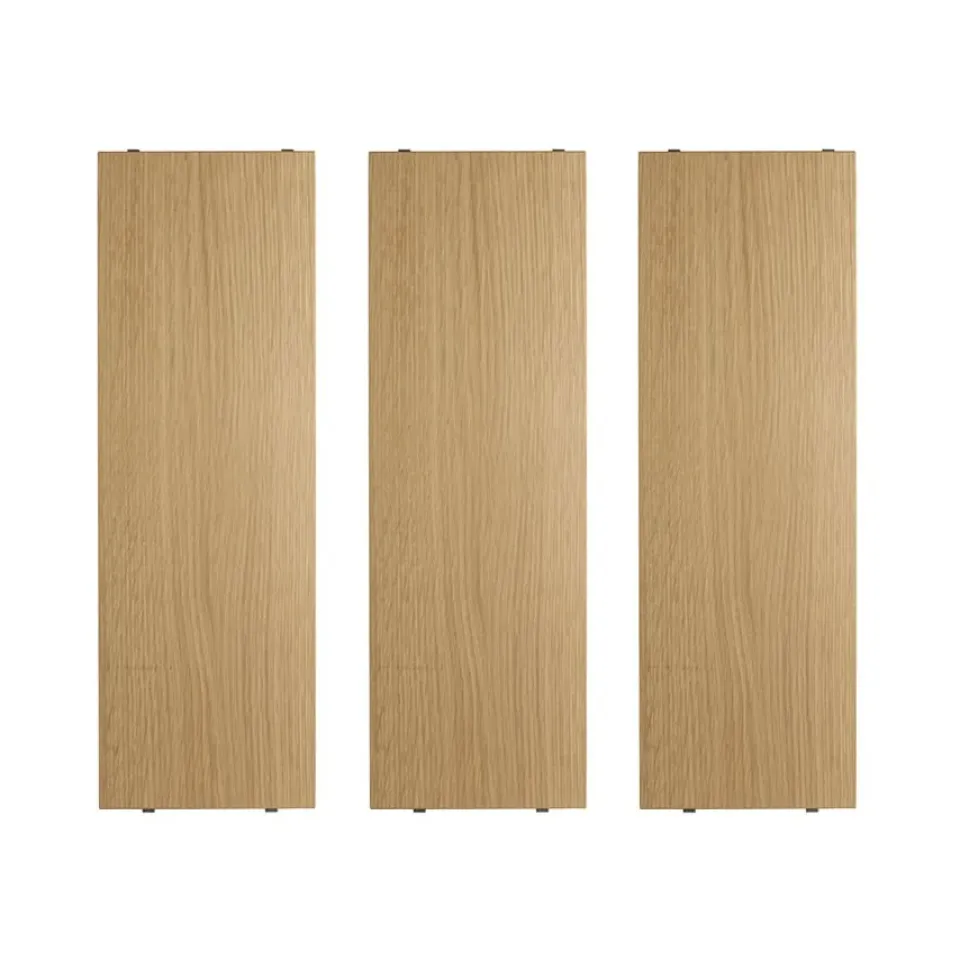 Étagères & Systèmes De Rayonnage<String Étagère , chêne, 58x20 cm, lot de 3