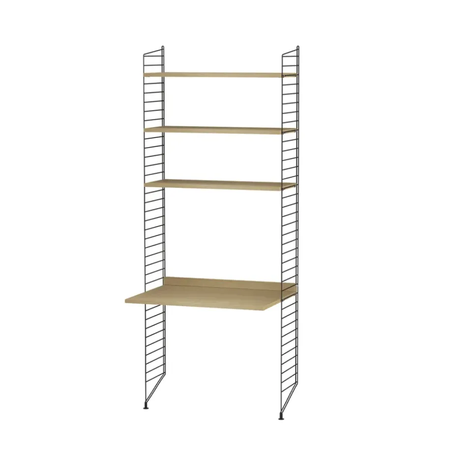 Rangements Pour Les Chambres D'Enfants<String Étagère , chêne, 78x30 cm, lot de 3