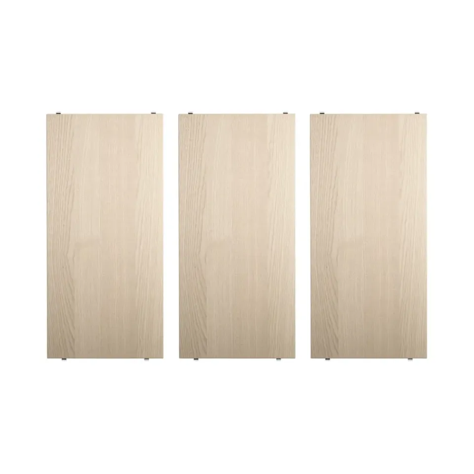 Étagères & Systèmes De Rayonnage<String Étagère , frêne, 58x30 cm, lot de 3
