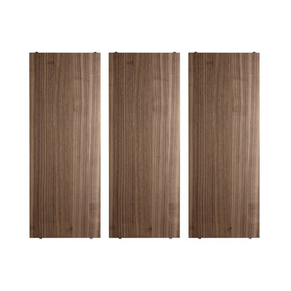 Étagères & Systèmes De Rayonnage<String Étagère , noyer, 78x30 cm, lot de 3