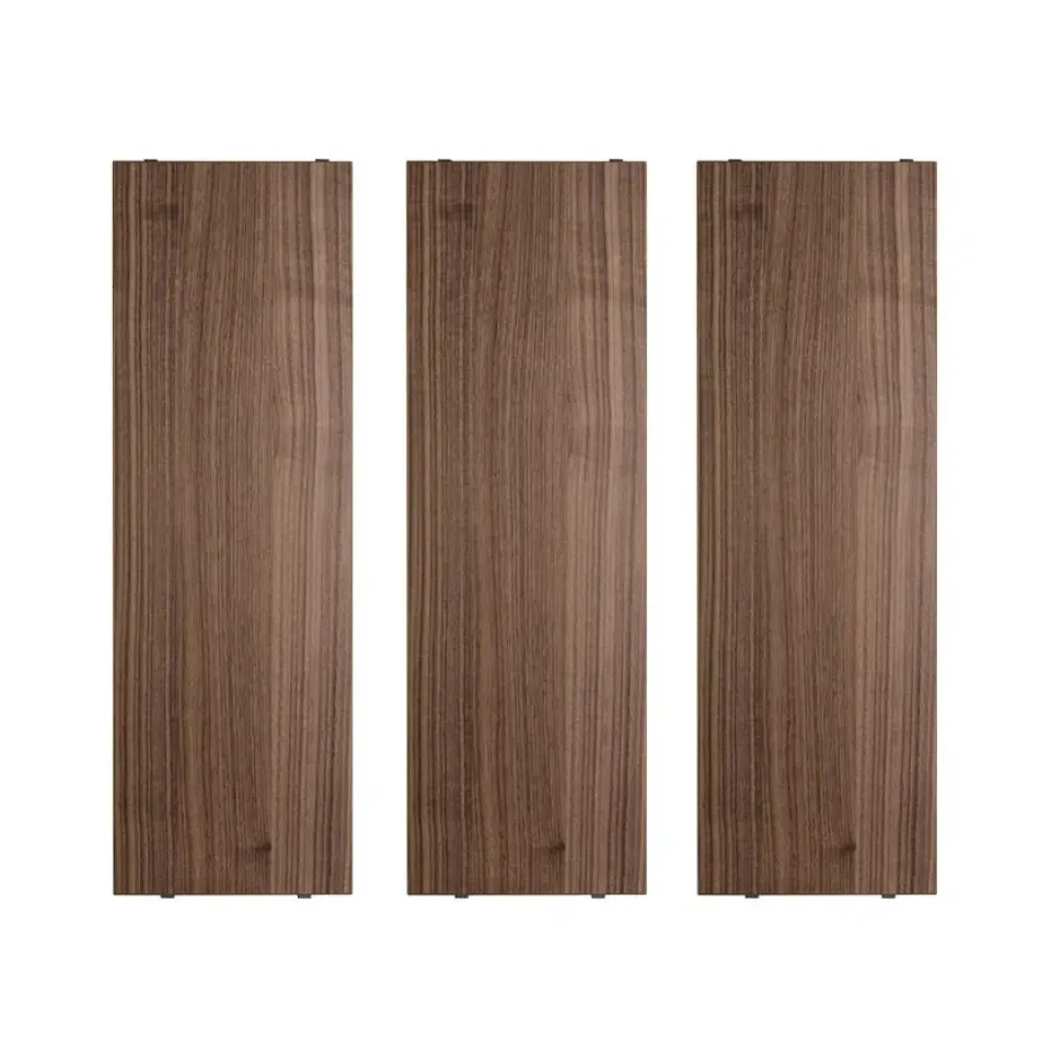 Étagères & Systèmes De Rayonnage<String Étagère , noyer, 58x20 cm, lot de 3