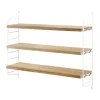 Étagères & Systèmes De Rayonnage<String Étagère Pocket chêne-blanc, chêne-blanc