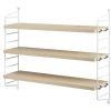 Étagères & Systèmes De Rayonnage<String Étagère Pocket frêne-blanc, bois-blanc