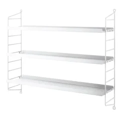 Étagères & Systèmes De Rayonnage<String Étagère Pocket métal, Blanc