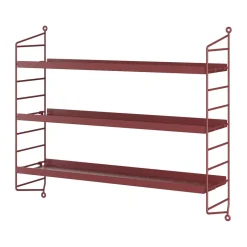 Étagères & Systèmes De Rayonnage<String Étagère Pocket métal, Oxtorg rouge