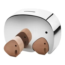 Accessoires Pour Chambre D'Enfants|Accessoires Pour Chambre D'Enfants<Georg Jensen Tirelire Éléphant avec deux éléphanteaux, 12,6 cm