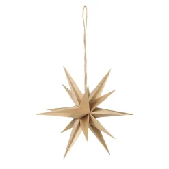Décorations De Noël<Broste Copenhagen Étoile en bois Venus Ø20 cm, Natural