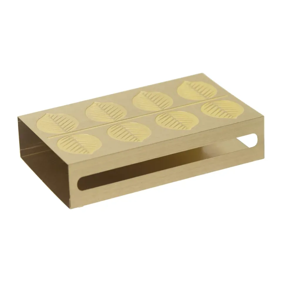 Accessoires Pour Bougies<Pluto Design Étui à cure-dents Stig L Berså 6,8x12 cm, Or