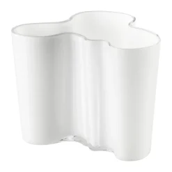 Vases<Iittala Vase Alvar Aalto blanc opale, 120 mm