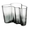 Vases<Iittala Vase Alvar Aalto Limited Edition 140 mm, Transparent-gris foncé