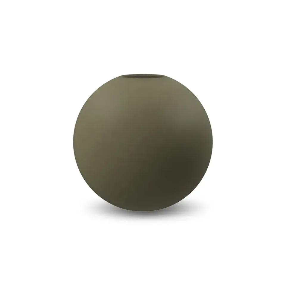 Vases<Cooee Design Vase Ball olive, 8 cm