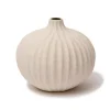 Vases<Lindform Vase Bari, Sand white light deep line, L