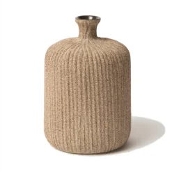Vases<Lindform Vase Bottle, Sand medium stripe, medium