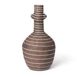 Vases<Ferm Living Vase Brura 32 cm, Coffee-white
