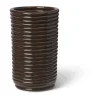 Vases<Ferm Living Vase Corduroy 21 cm, Carob Brown