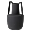 Vases<Bloomingville Vase en métal avec poignée 20,5 cm, Noir